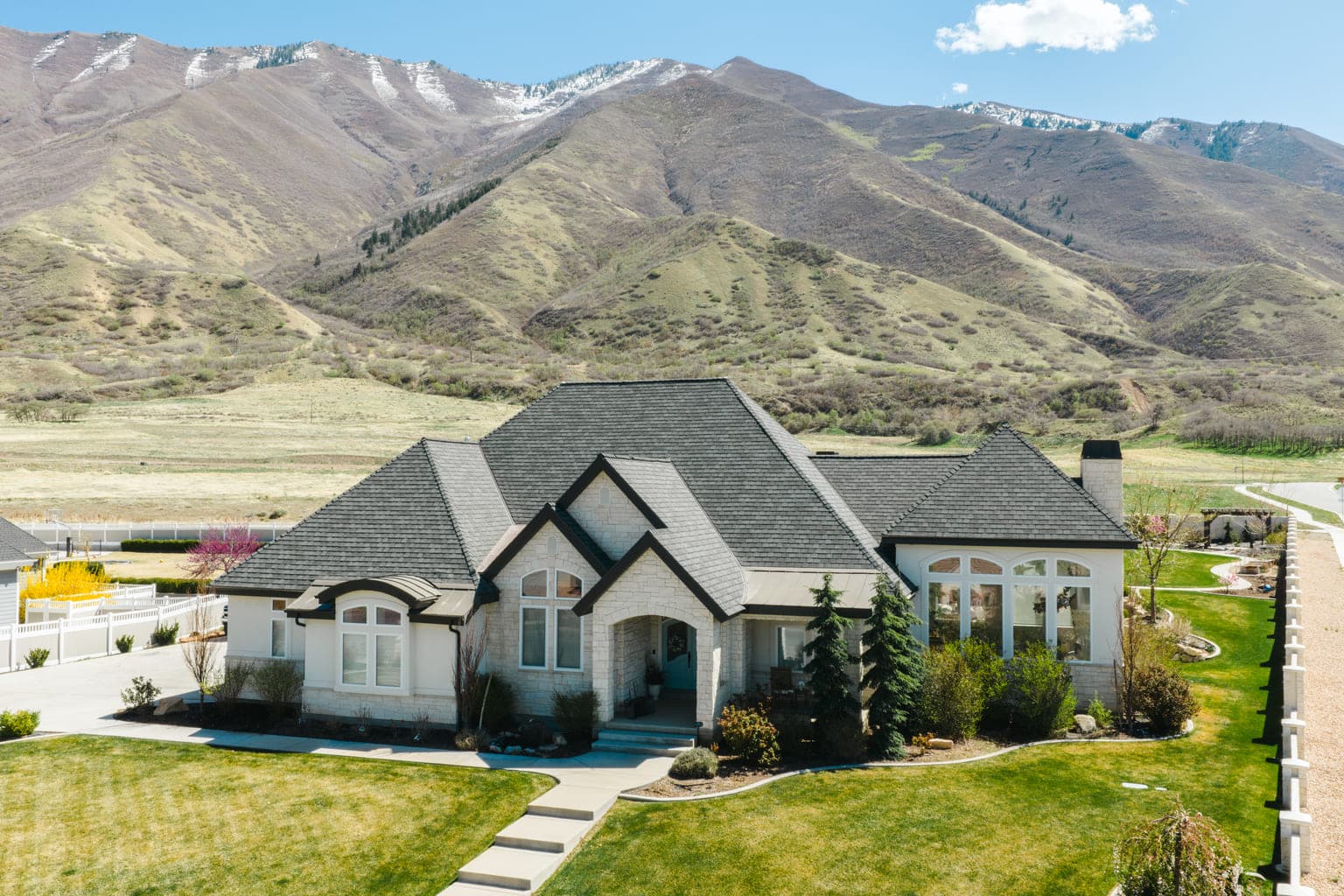 Luxury kitchen with premium finishes — real estate photography by Fiddlehead Media, Montana
